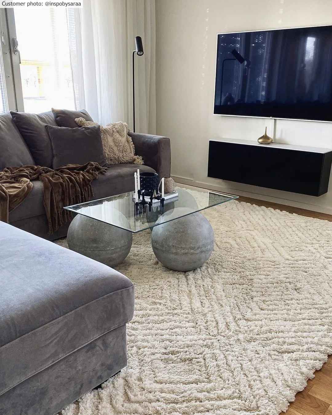 Hoogpolig Vloerkleed - Monti (offwhite) 15 Hoogpolig Vloerkleed - Monti (offwhite) - Afbeelding 13