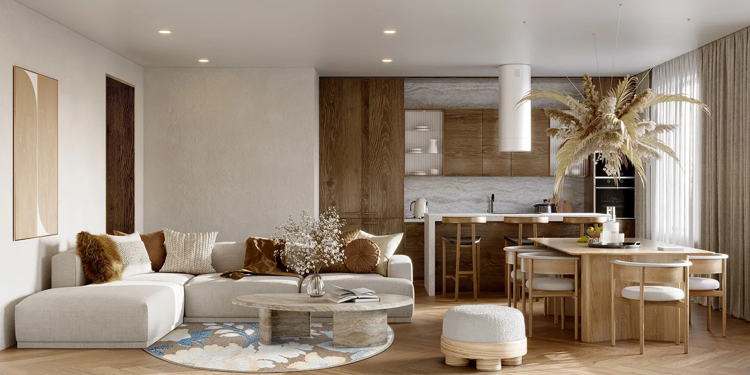 Ronde Vloerkleden - Indoor/Outdoor Hilo (multi) 4 Ronde Vloerkleden - Indoor/Outdoor Hilo (multi) - Afbeelding 2