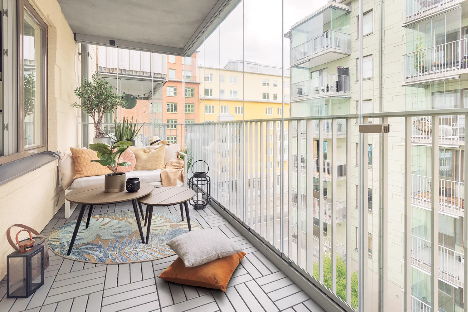 Ronde Vloerkleden - Indoor/Outdoor Maui (grijs/multi) 8 Ronde Vloerkleden - Indoor/Outdoor Maui (grijs/multi) - Afbeelding 6