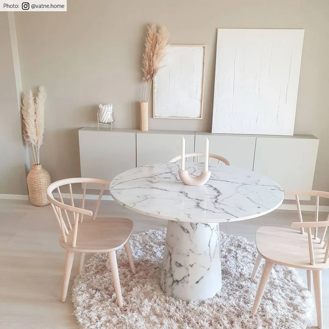 Ronde Vloerkleden - Janjira (offwhite) 4 Ronde Vloerkleden - Janjira (offwhite) - Afbeelding 2