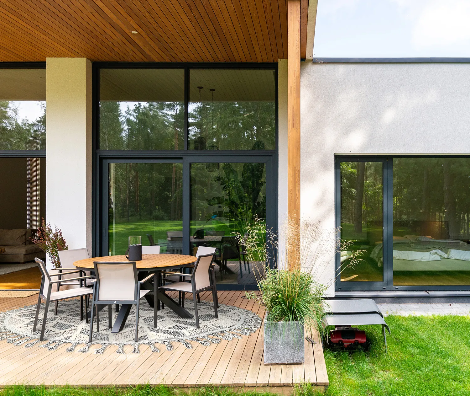 Ronde Vloerkleden - Indoor/Outdoor Jena (multi) 4 Ronde Vloerkleden - Indoor/Outdoor Jena (multi) - Afbeelding 2