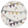 Kindervloerkleed -Party Rond (multi) -Tapijt Winkel kinderteppich anime 9381 creme 120x120 rund.jpg