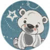 Kindervloerkleed -Teddy Rond (multi) -Tapijt Winkel kinderteppich anime 9386 blau 120x120 rund.jpg