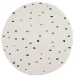 Kindervloerkleed - Dots Rond (multi)