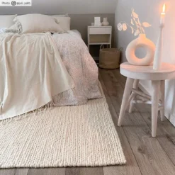 Wollen-vloerkleed - Lynmouth (cream) -Tapijt Winkel lynmouth cream1.jpg