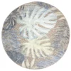 Ronde Vloerkleden - Indoor/Outdoor Maui (grijs/multi) -Tapijt Winkel maui gramulti in out b0860a lme.lgreennavy matta carpet teppich 01rr.jpg
