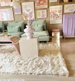 Hoogpolig Vloerkleed - Janjira (offwhite) -Tapijt Winkel moments by sofahelikopter janjiraoffwhite2.jpg