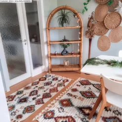 Hoogpolig Vloerkleed - Sezze (beige/multi) -Tapijt Winkel my.daily .moments sezzebeigemulti2.jpg