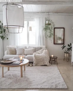 Hoogpolig Vloerkleed - Cloud Super Soft (offwhite) -Tapijt Winkel mylittlesilverliningscloudsoftnatur.jpg