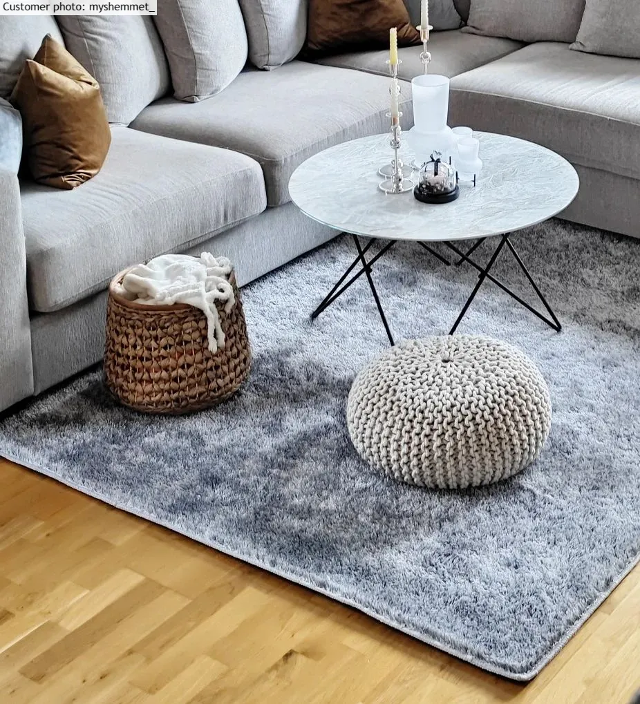 Hoogpolig Vloerkleed - Cosy (zilver) 8 Hoogpolig Vloerkleed - Cosy (zilver) - Afbeelding 6