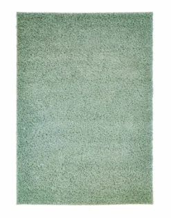 Hoogpolig Vloerkleed - Pastel (mint)