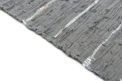 Voddenkleed - Nordal Design (grijs - 100% Leer) -Tapijt Winkel nordalgra 22678.jpg