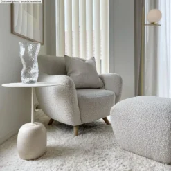 Hoogpolig Vloerkleed - Kanvas (beige) -Tapijt Winkel nordichomeaina kanvasbeige.jpg