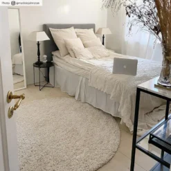 Rond Vloerkleed - Orkney (wit/offwhite) 12 Rond Vloerkleed - Orkney (wit/offwhite) -Tapijt Winkel orkney offwhite.jpg