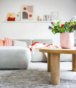 Ronde Vloerkleden - Otago (grijs/zwart) -Tapijt Winkel otago frauandersschoen.jpg