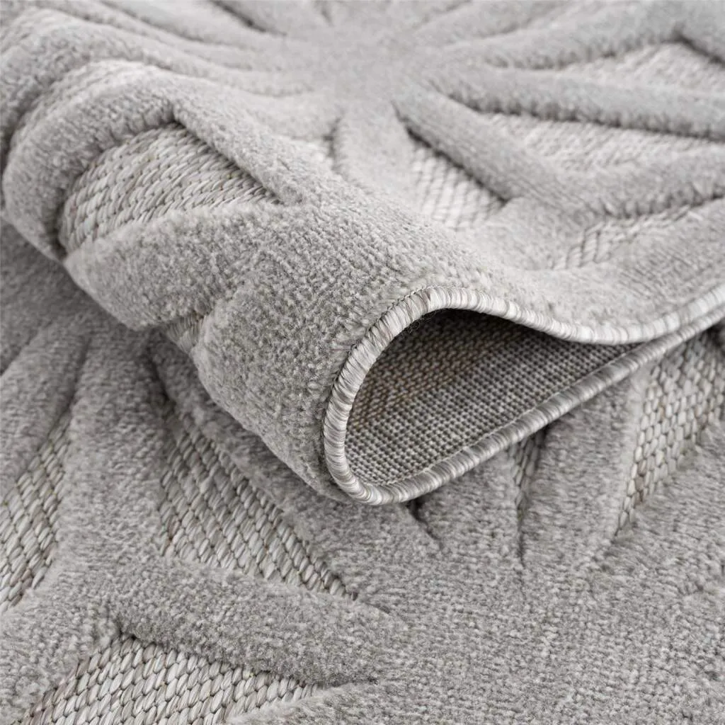 Shaggy Indoor-Outdoor - Preston (grijs) 6 Shaggy Indoor-Outdoor - Preston (grijs) - Afbeelding 4