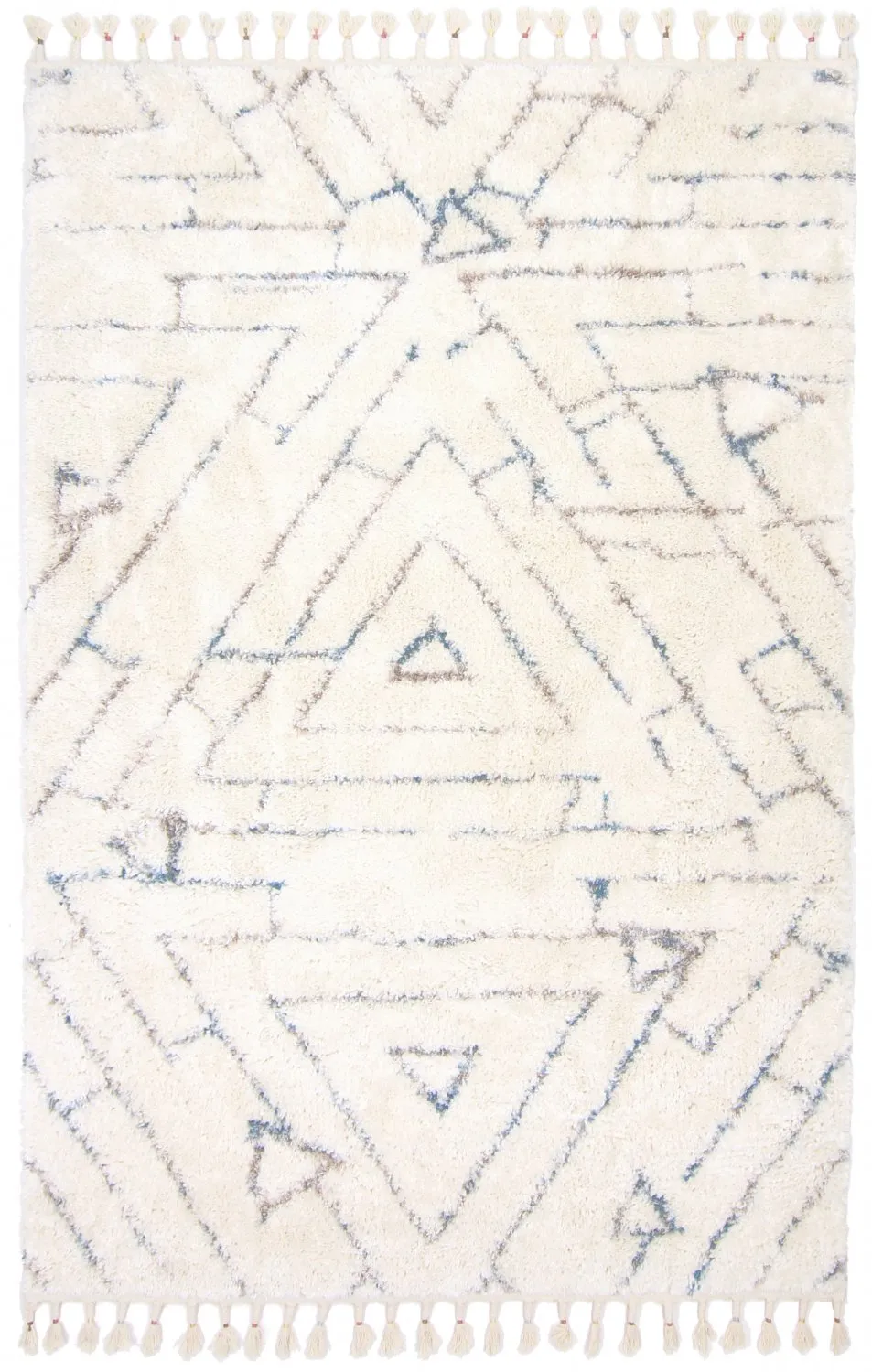 Hoogpolig Vloerkleed - Valencia (blauw/multi) 3 Hoogpolig Vloerkleed - Valencia (blauw/multi)