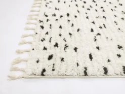 Hoogpolig Vloerkleed - Capri (zwart/beige) -Tapijt Winkel ozkaplan.napoli.b0163a.blackcreme capri ryamatta faux fur carpet hochflorteppiche 02copy.jpg