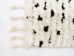 Hoogpolig Vloerkleed - Capri (zwart/beige) -Tapijt Winkel ozkaplan.napoli.b0163a.blackcreme capri ryamatta faux fur carpet hochflorteppiche 03copy.jpg