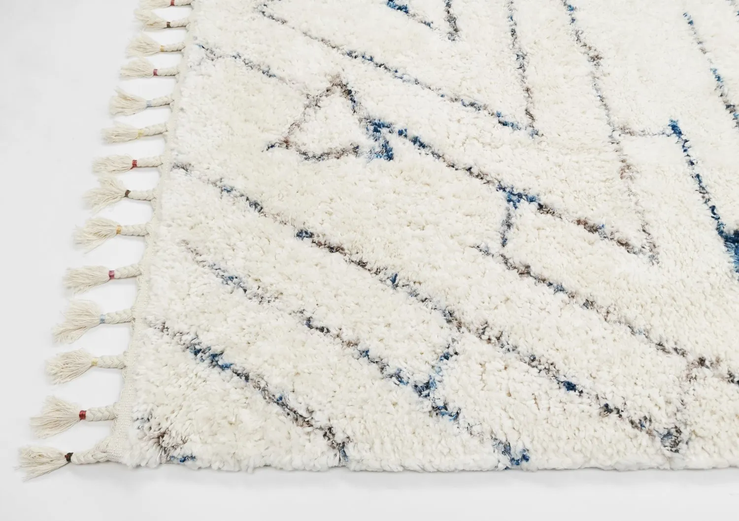 Hoogpolig Vloerkleed - Valencia (blauw/multi) 6 Hoogpolig Vloerkleed - Valencia (blauw/multi) - Afbeelding 4