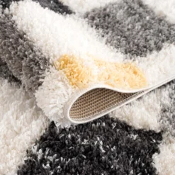 Hoogpolig Vloerkleed - Tellaro (grijs-geel) 13 Hoogpolig Vloerkleed - Tellaro (grijs-geel) -Tapijt Winkel pulpy 554 grey nah.jpg