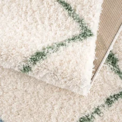 Hoogpolig Vloerkleed - Merzouga (groen) 11 Hoogpolig Vloerkleed - Merzouga (groen) -Tapijt Winkel pulpy 557 green nah.jpg