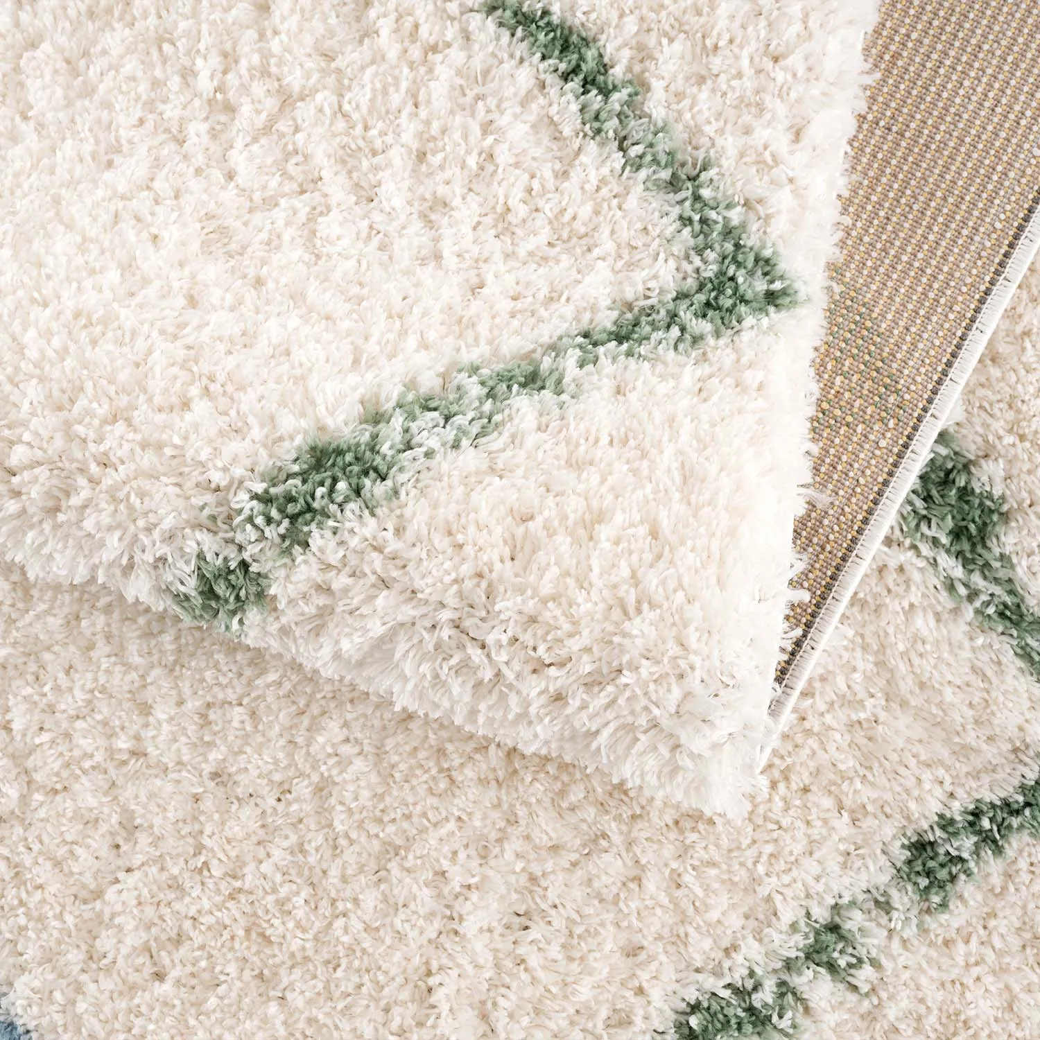 Hoogpolig Vloerkleed - Merzouga (groen) 7 Hoogpolig Vloerkleed - Merzouga (groen) - Afbeelding 5