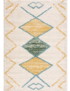 Hoogpolig Vloerkleed - Merzouga (geel)