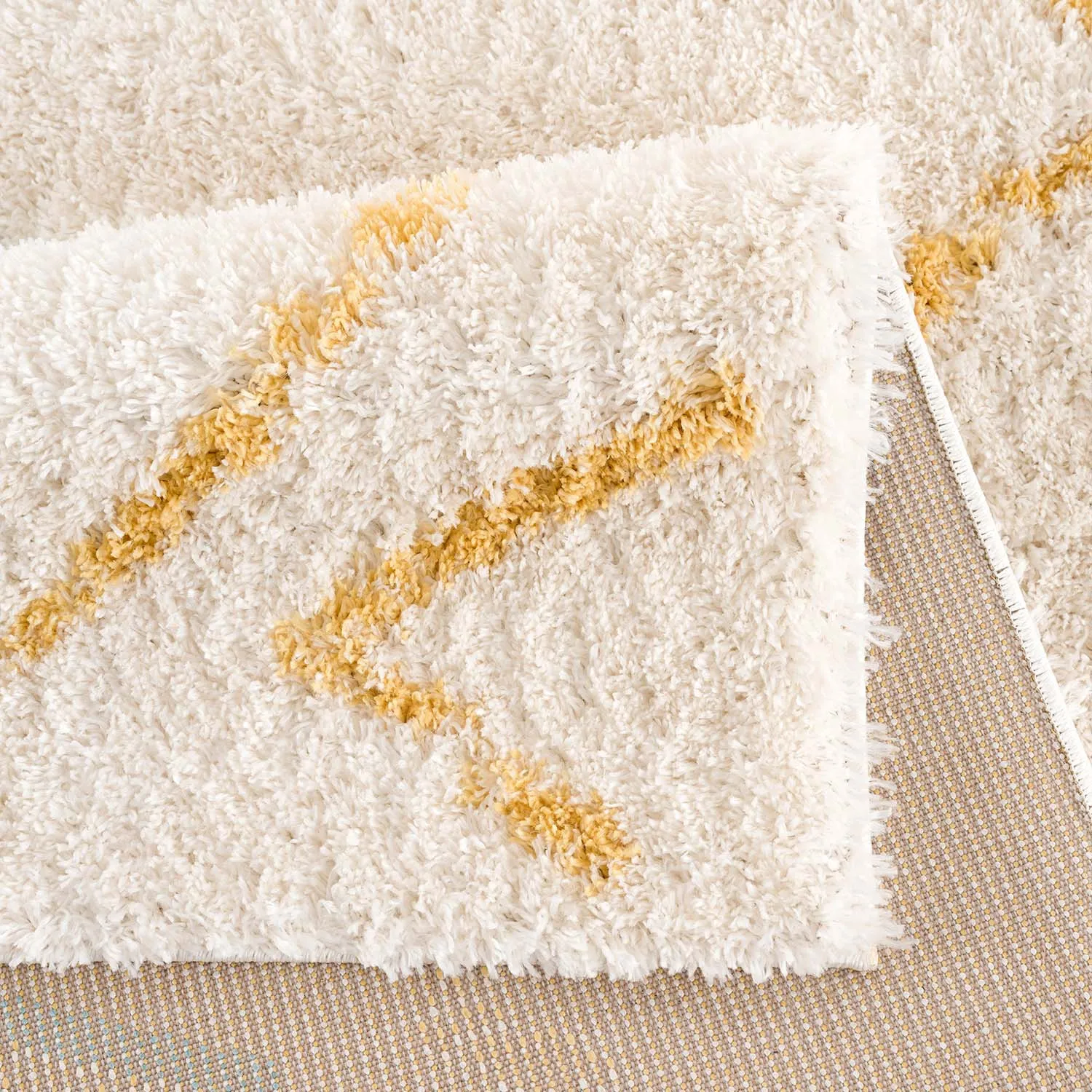 Hoogpolig Vloerkleed - Merzouga (geel) 7 Hoogpolig Vloerkleed - Merzouga (geel) - Afbeelding 5