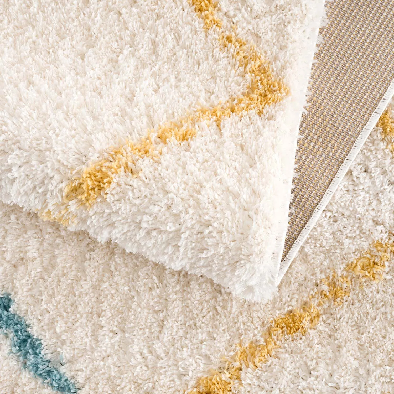 Hoogpolig Vloerkleed - Merzouga (geel) 8 Hoogpolig Vloerkleed - Merzouga (geel) - Afbeelding 6