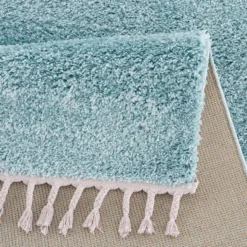 Hoogpolig Vloerkleed - Cudillero (blauw) 9 Hoogpolig Vloerkleed - Cudillero (blauw) -Tapijt Winkel pulpy shaggy 100 blue 5 1.jpg