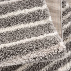 Hoogpolig Vloerkleed - Manabi (grijs) 9 Hoogpolig Vloerkleed - Manabi (grijs) -Tapijt Winkel pulpyshaggy a520 gray2.jpg