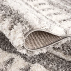 Hoogpolig Vloerkleed - Pichincha (grijs) -Tapijt Winkel pulpyshaggy a542 gray3.jpg