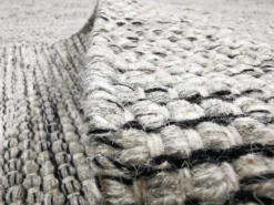 Ronde Vloerkleden - Otago (grijs/zwart) -Tapijt Winkel ramish.wool .otago .grey black ullmatta wool carpet wollteppichen 107copy.jpg