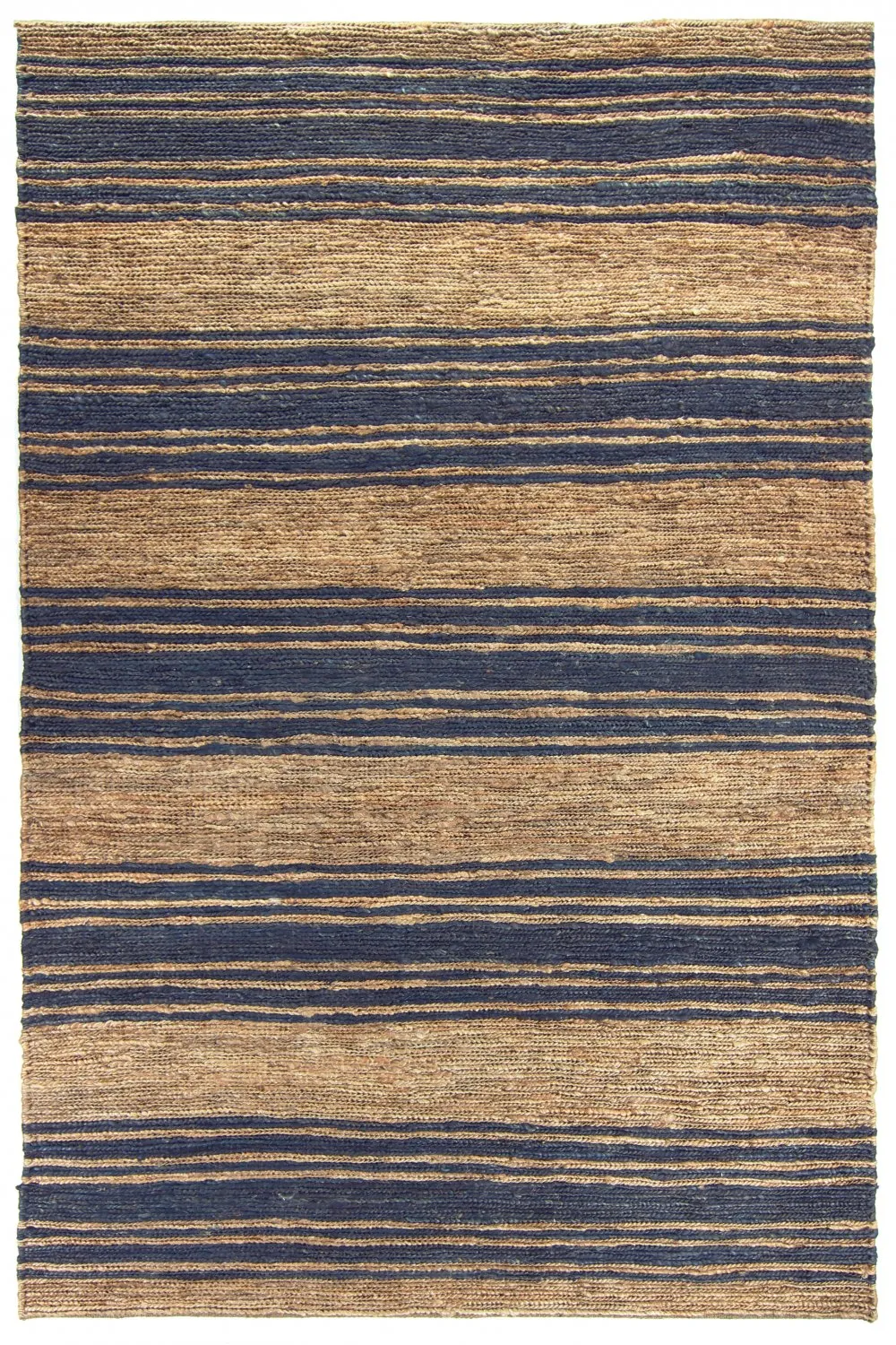 Jute-vloerkleed - Kayes (jute/blauw) 3 Jute-vloerkleed - Kayes (jute/blauw)