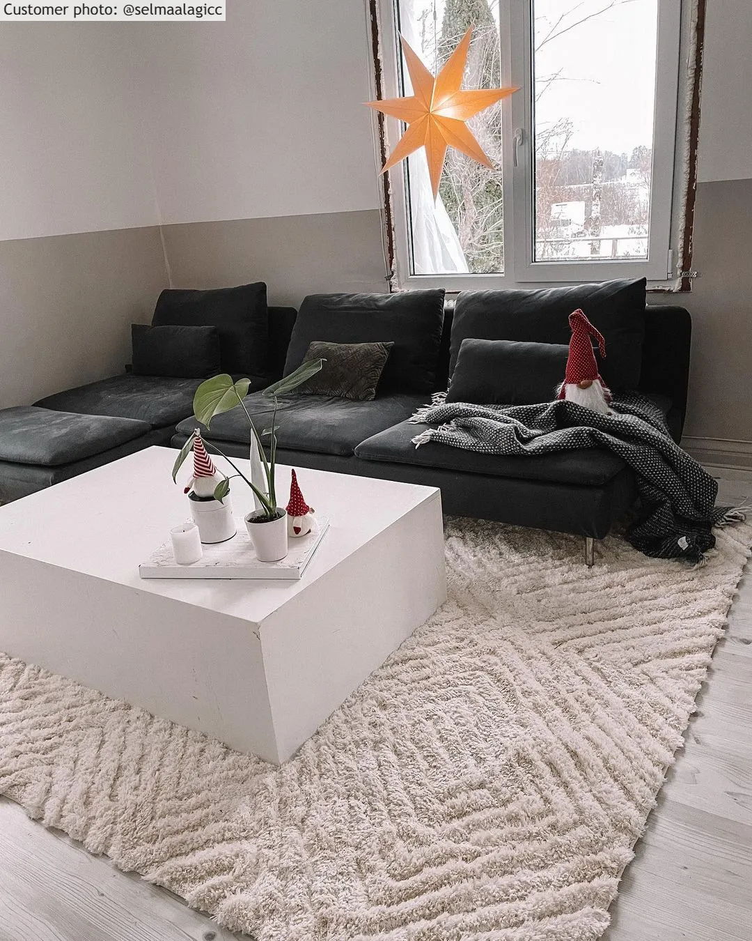 Hoogpolig Vloerkleed - Monti (offwhite) 12 Hoogpolig Vloerkleed - Monti (offwhite) - Afbeelding 10