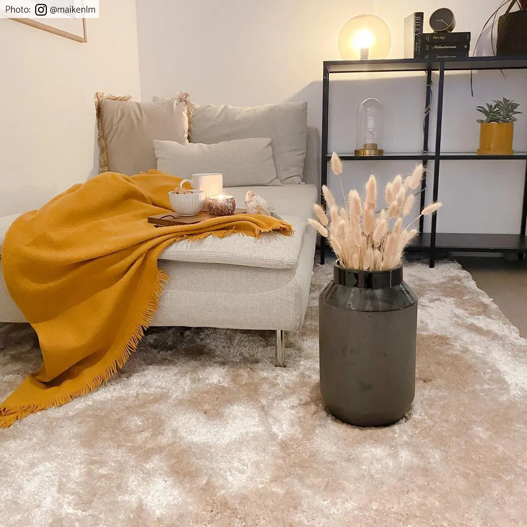 Hoogpolig Vloerkleed - Shaggy Luxe (beige) 6 Hoogpolig Vloerkleed - Shaggy Luxe (beige) - Afbeelding 4