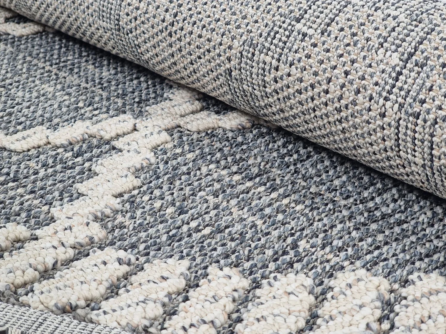 Ronde Vloerkleden - Indoor/Outdoor Alexandria (donker Grijs) 6 Ronde Vloerkleden - Indoor/Outdoor Alexandria (donker Grijs) - Afbeelding 4