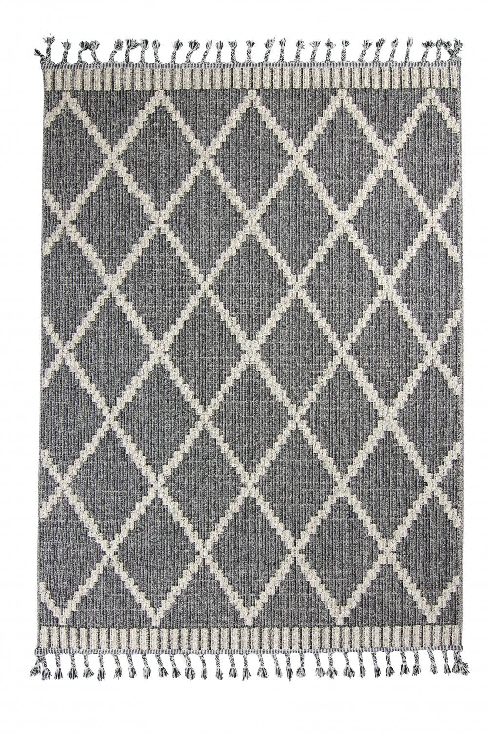 Shaggy - Indoor/Outdoor Alexandria (donker Grijs) 3 Shaggy - Indoor/Outdoor Alexandria (donker Grijs)