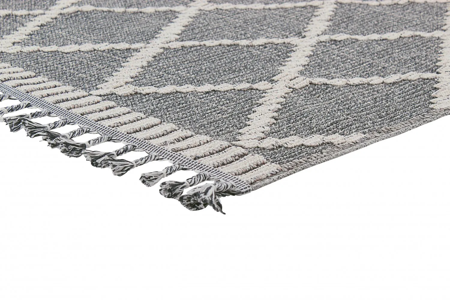 Shaggy - Indoor/Outdoor Alexandria (donker Grijs) 5 Shaggy - Indoor/Outdoor Alexandria (donker Grijs) - Afbeelding 3