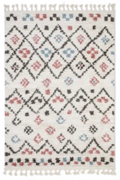 Hoogpolig Vloerkleed - Siena (beige/multi)