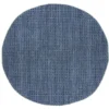 Ronde Vloerkleden - Snowshill (blauw/zwart) 1 Ronde Vloerkleden - Snowshill (blauw/zwart) -Tapijt Winkel snowhills blue black r wool ullmatta wollteppich01rr.jpg