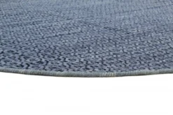 Ronde Vloerkleden - Snowshill (blauw/zwart) -Tapijt Winkel snowhills blue black r wool ullmatta wollteppich03rr.jpg