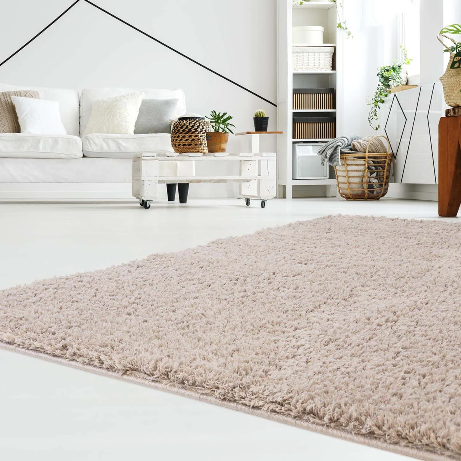 Hoogpolig Vloerkleed - Soft Shine (beige) 9 Hoogpolig Vloerkleed - Soft Shine (beige) - Afbeelding 7