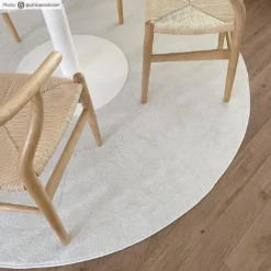 Rond Vloerkleed - Sunayama (wit) -Tapijt Winkel sunayama vit.jpg 1