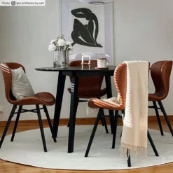 Rond Vloerkleed - Sunayama (wit) -Tapijt Winkel sunayama vit.jpg