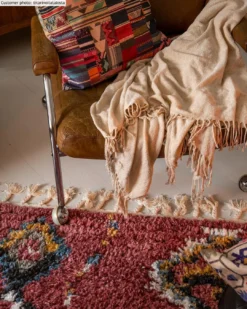 Hoogpolig Vloerkleed - Neapel (roze/multi) -Tapijt Winkel tarinoitatalosta neapelochkuddar4.jpg