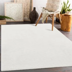 Hoogpolig Vloerkleed - Grace (wit) -Tapijt Winkel teppich fancy 900 weiss 8.jpg