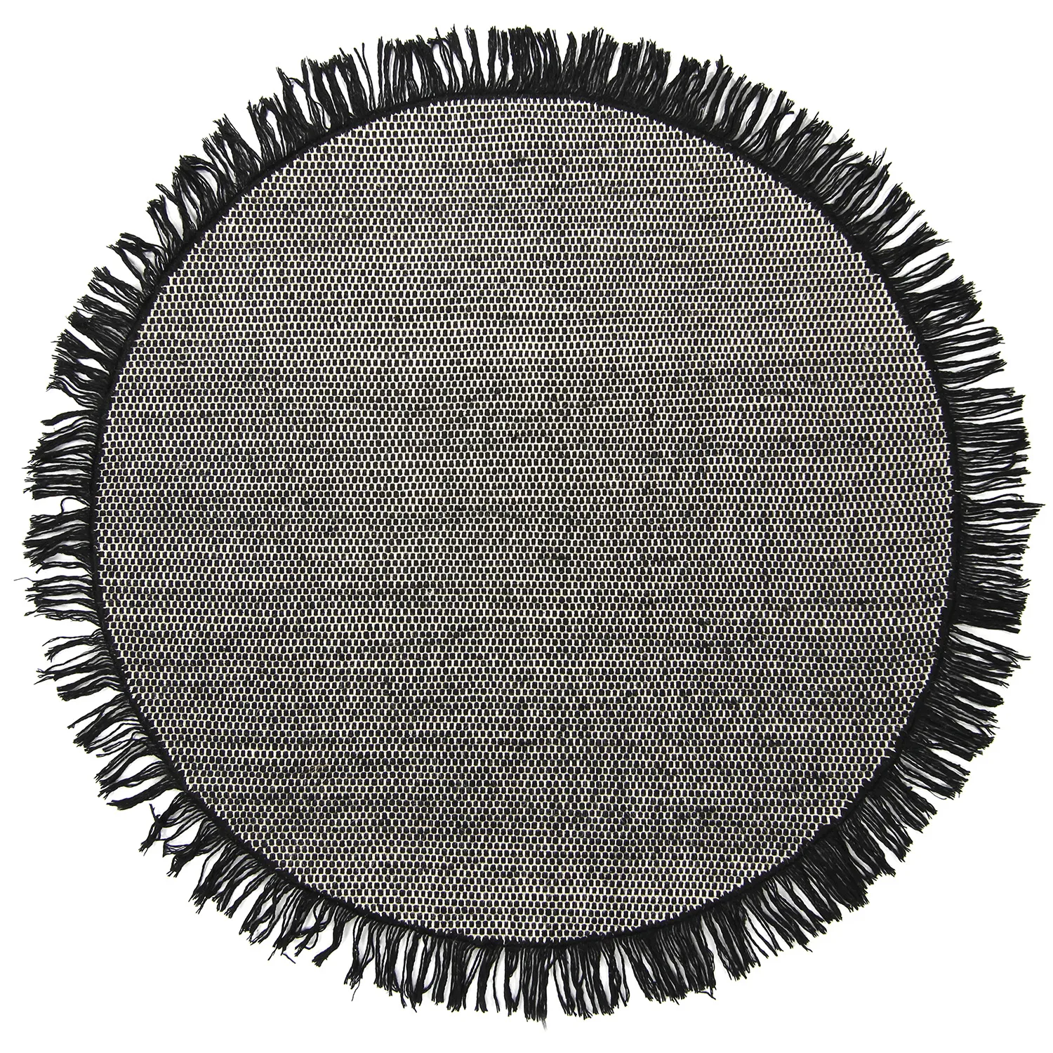 Ronde Vloerkleden - Pike (zwart) 3 Ronde Vloerkleden - Pike (zwart)