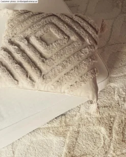 Hoogpolig Vloerkleed - Everett (offwhite) -Tapijt Winkel vitbeigadrommar.se everettochnaturalboho3.jpg